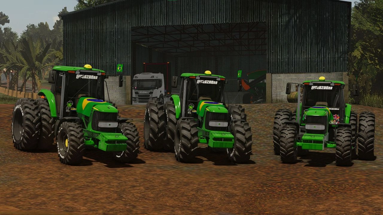 Трактор John Deere 6145J для Farming Simulator 22