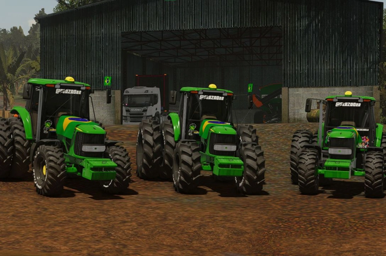 Трактор John Deere 6145J для Farming Simulator 22