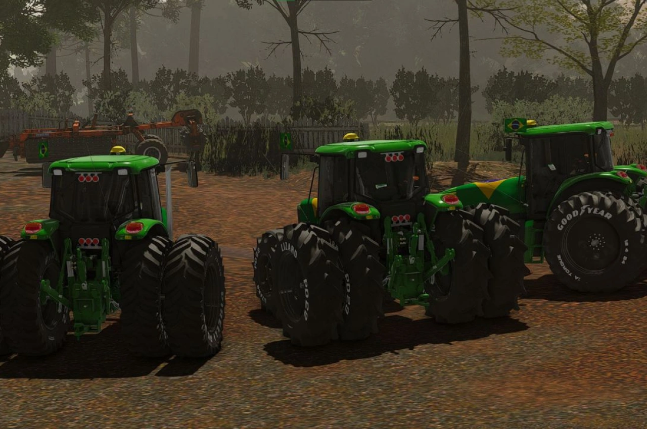 Трактор John Deere 6145J для Farming Simulator 22