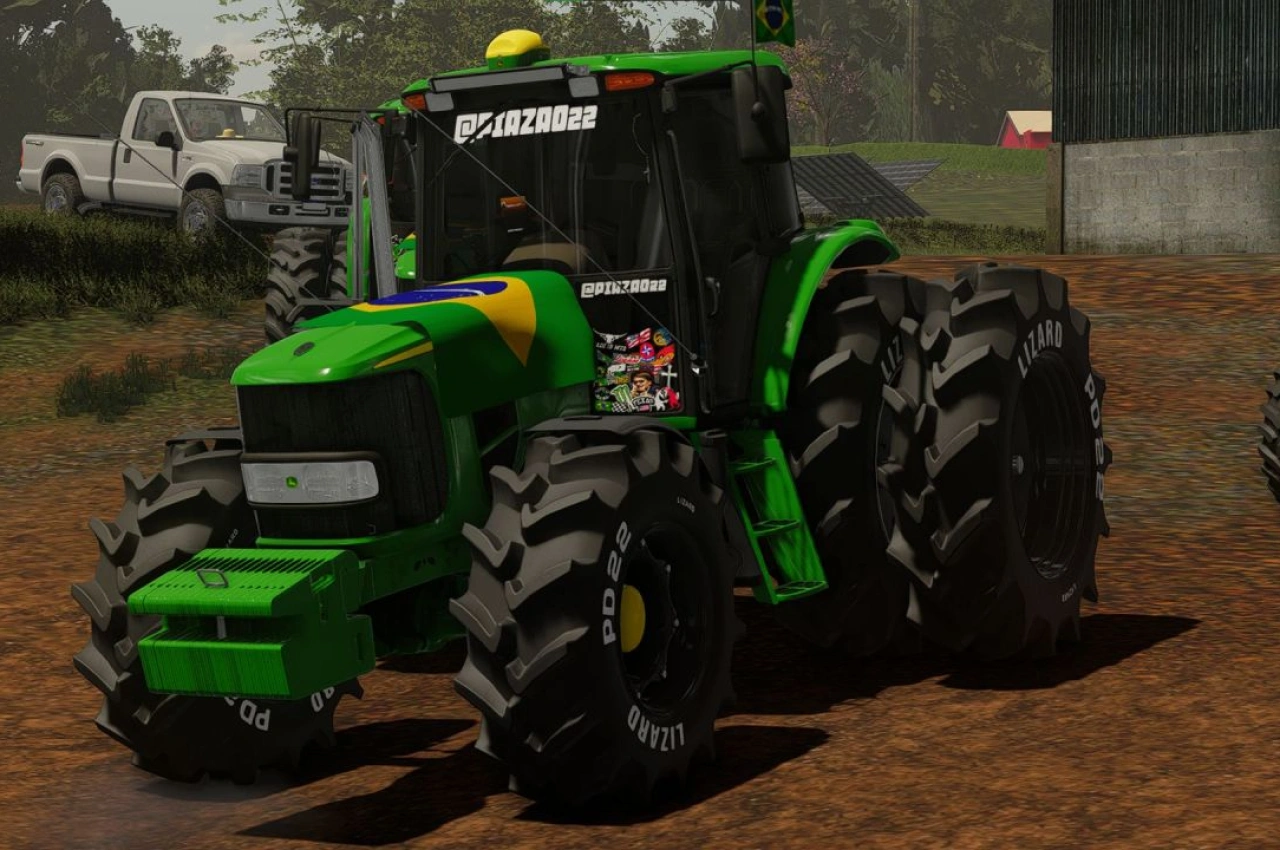 Трактор John Deere 6145J для Farming Simulator 22