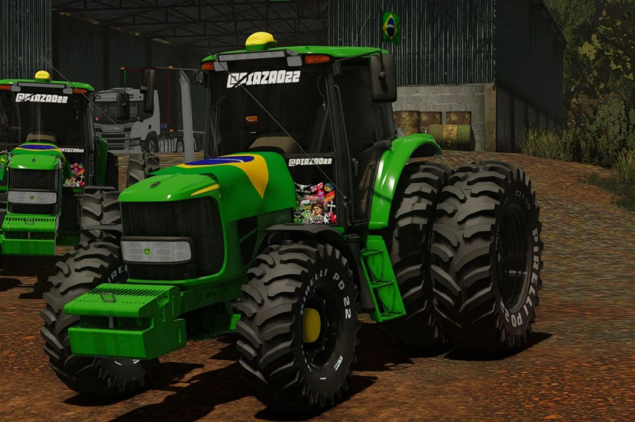 Трактор John Deere 6145J для Farming Simulator 22