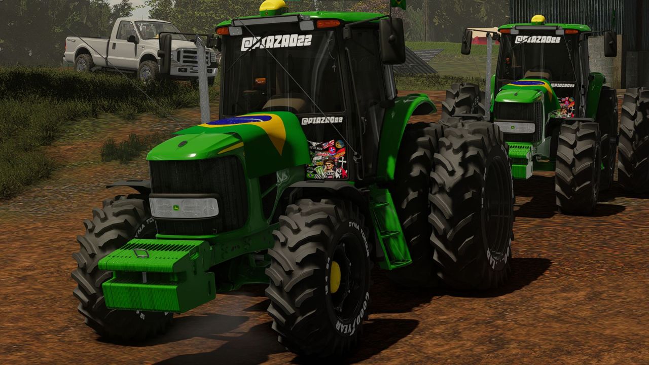 Трактор John Deere 6145J для Farming Simulator 22