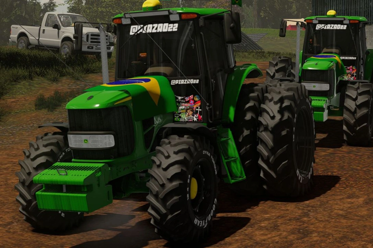 Трактор John Deere 6145J для Farming Simulator 22