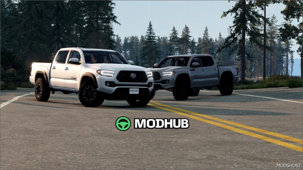 Автомобіль Toyota Tacoma V2.1 для BeamNG.drive