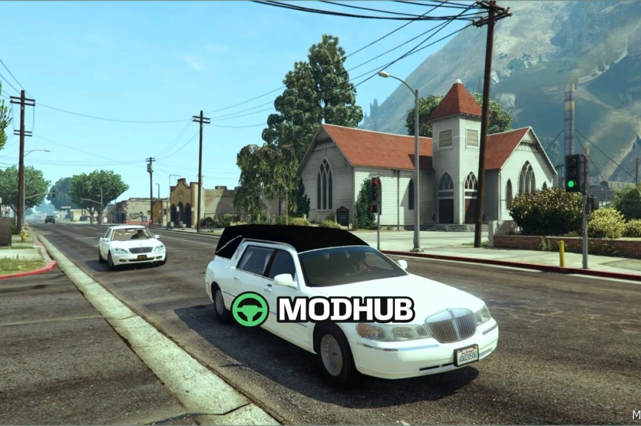 Катафалк Lincoln Town Car 1998 для GTA 5