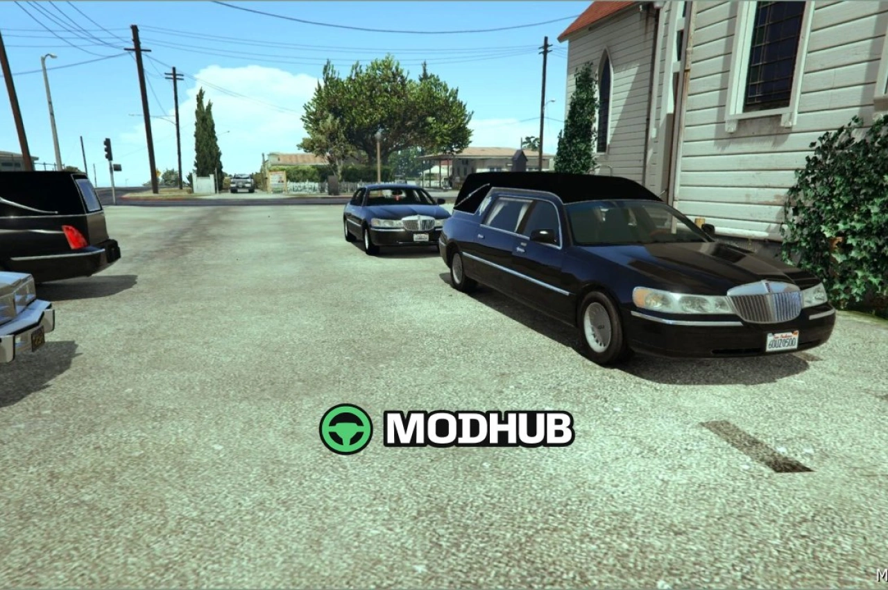 Катафалк Lincoln Town Car 1998 для GTA 5