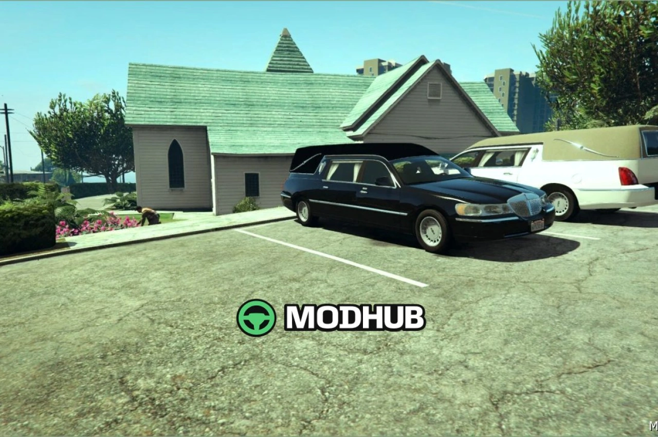 Катафалк Lincoln Town Car 1998 для GTA 5