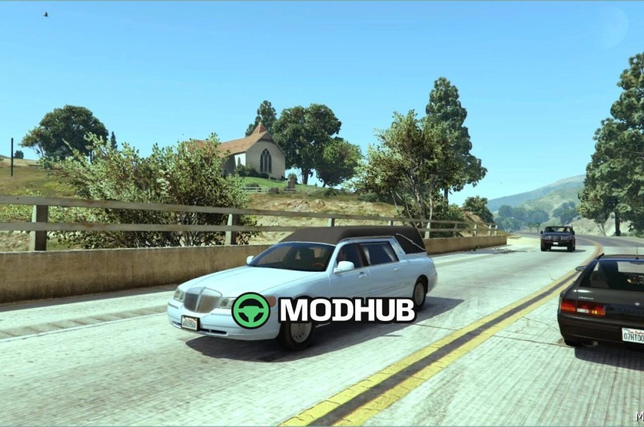 Катафалк Lincoln Town Car 1998 для GTA 5