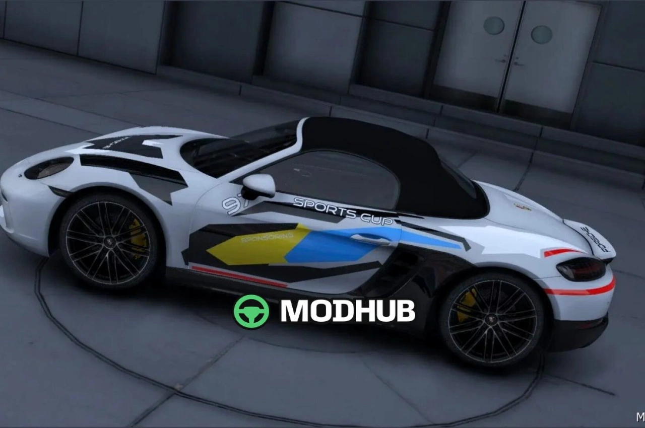 Автомобіль Porsche 718 Boxster S Modern Abstract для GTA 5