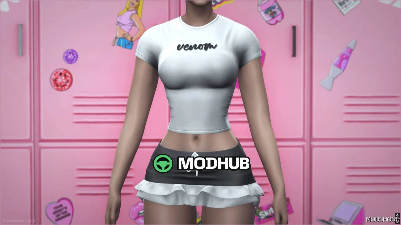 Мод для гравця Internet Girl SET MP Female для GTA 5