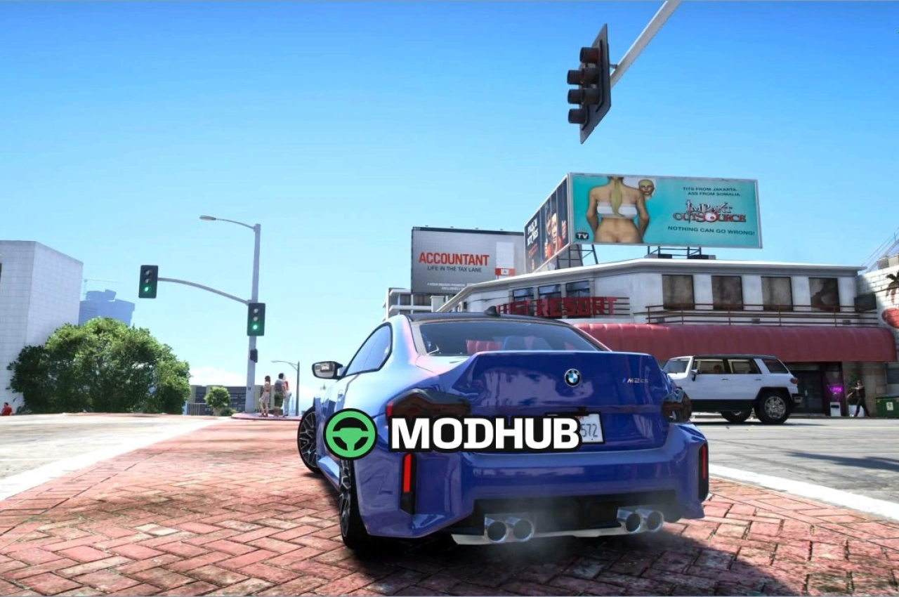 Автомобіль BMW M2 CS для GTA 5