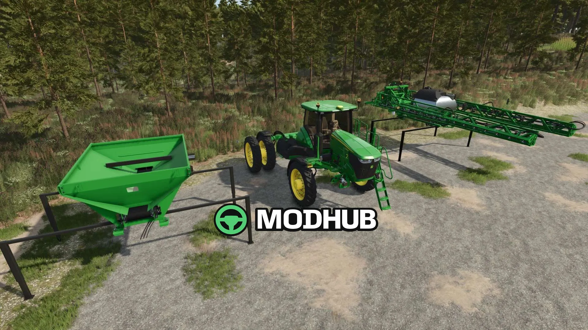 Mod für Selbstfahrende Spritzgeräte John Deere R4045 für Landwirtschafts-Simulator 25