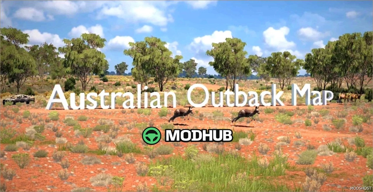 Карта Австралійського Безкраю V5.3 для American Truck Simulator