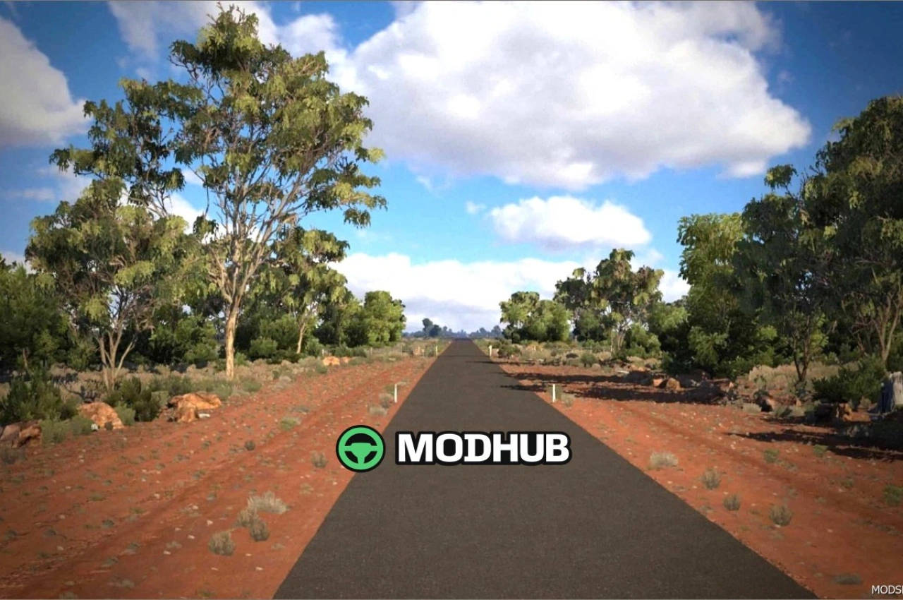 Карта Австралійського Безкраю V5.3 для American Truck Simulator