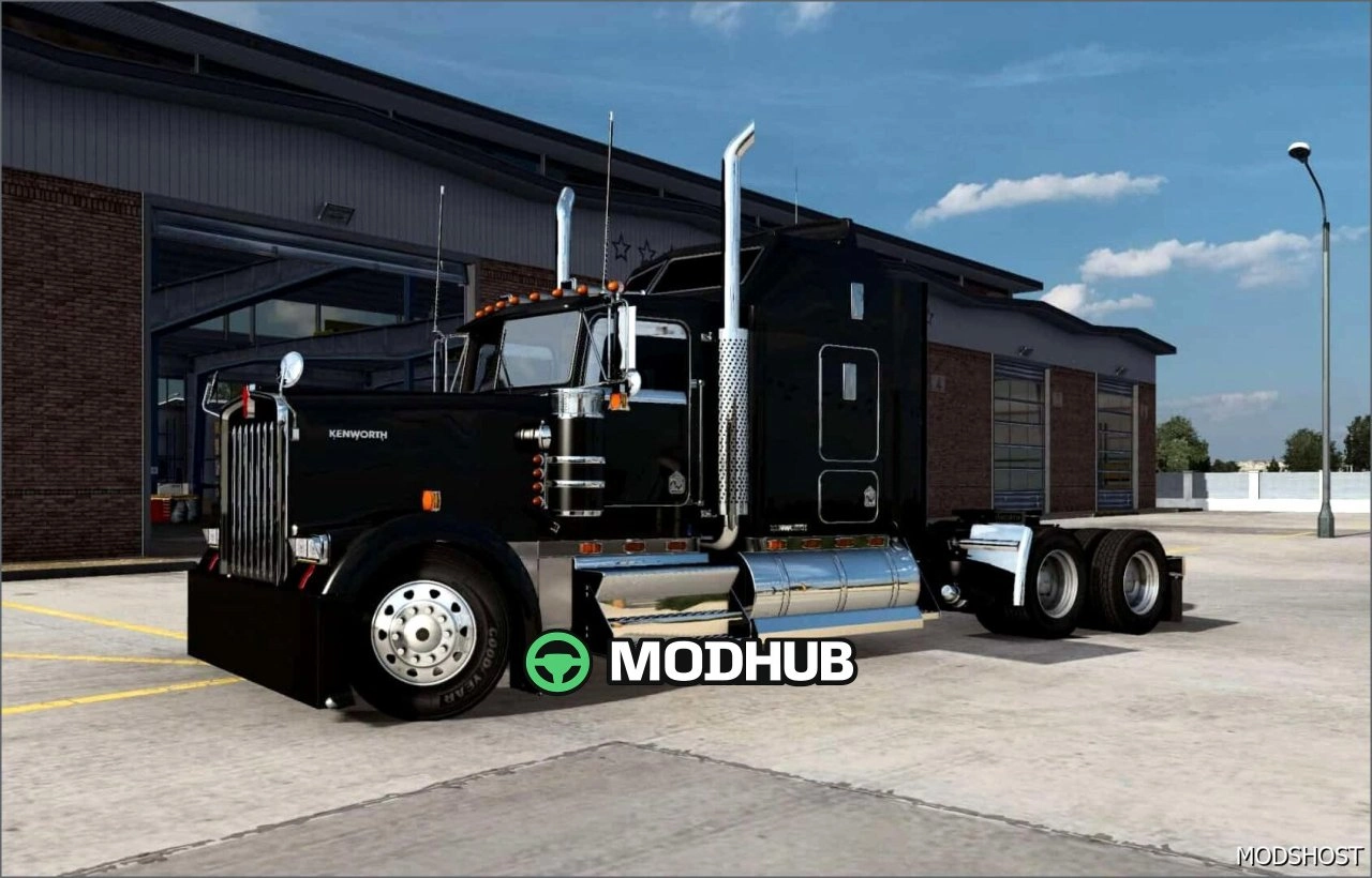 Вантажівка Kenworth W900 L/B Custom V1.7 для American Truck Simulator