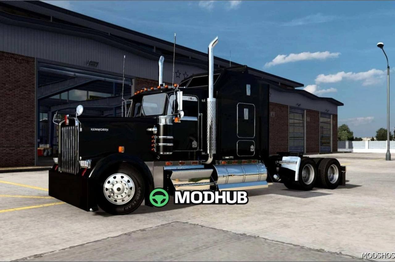 Вантажівка Kenworth W900 L/B Custom V1.7 для American Truck Simulator