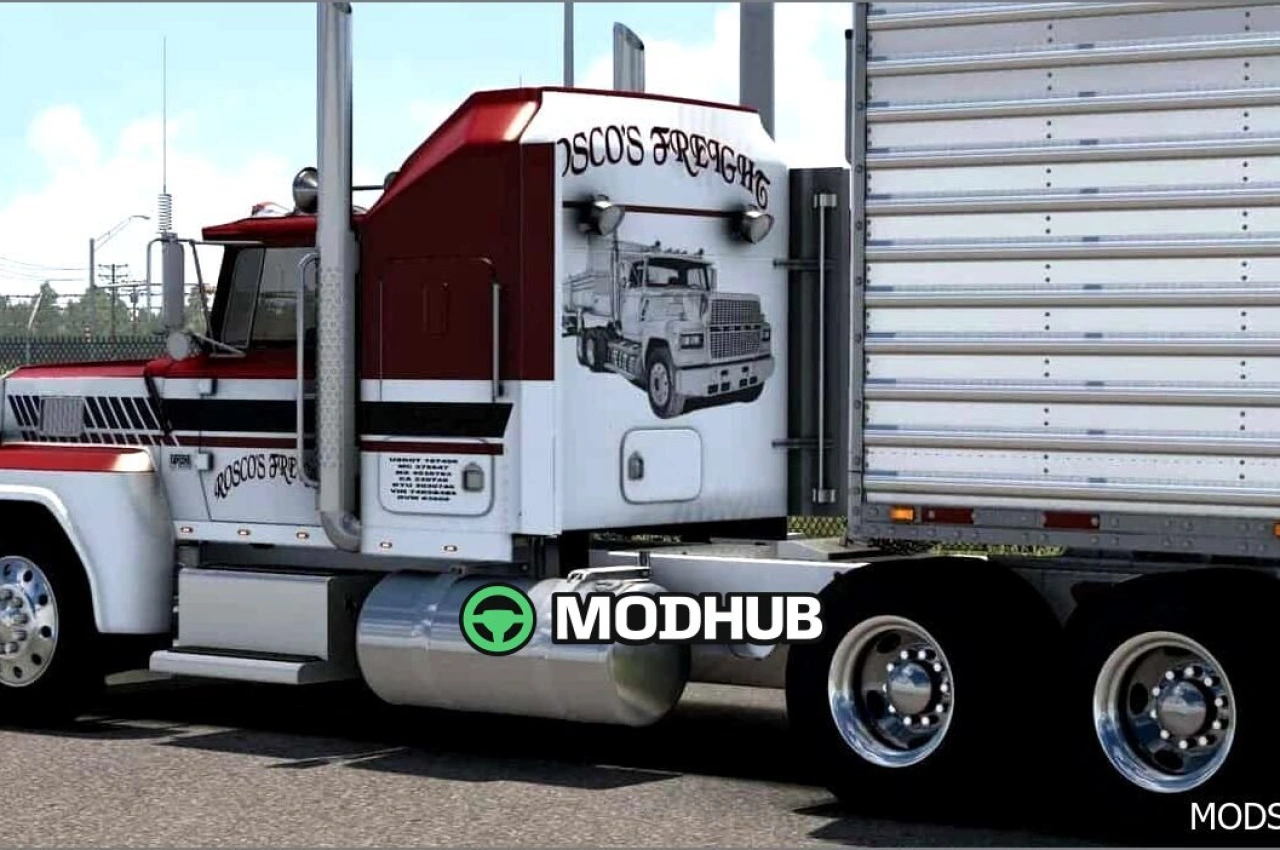 Вантажівка Ford LTL9000 V9.0 для American Truck Simulator