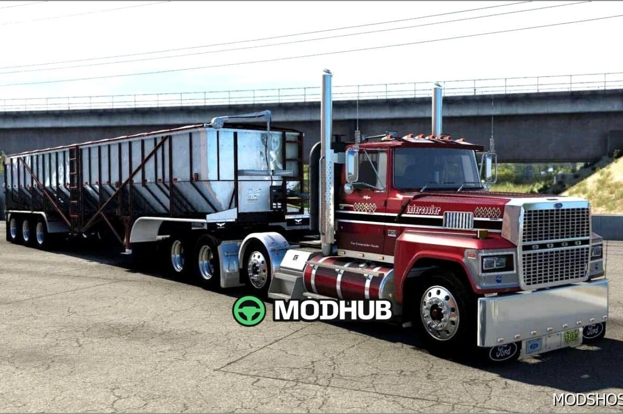 Вантажівка Ford LTL9000 V9.0 для American Truck Simulator