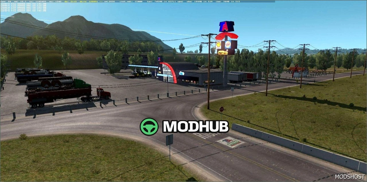 Карта Mhapro 1.58 для American Truck Simulator