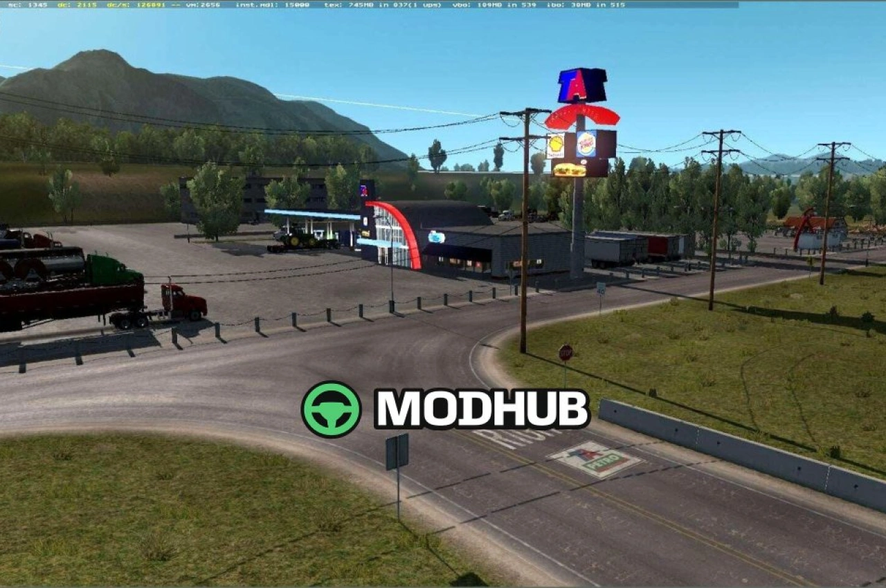 Карта Mhapro 1.58 для American Truck Simulator