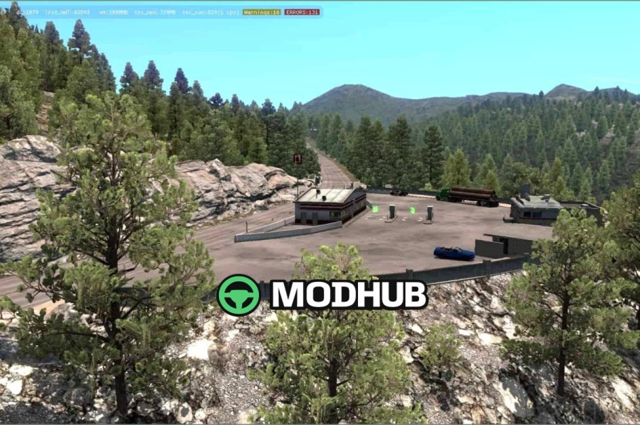 Карта Mhapro 1.58 для American Truck Simulator