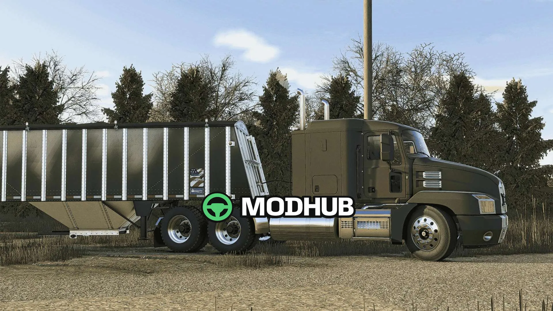 Мод на Автомобілі Mack Anthem v1.0.0.0 для Фермер Симулятор 25