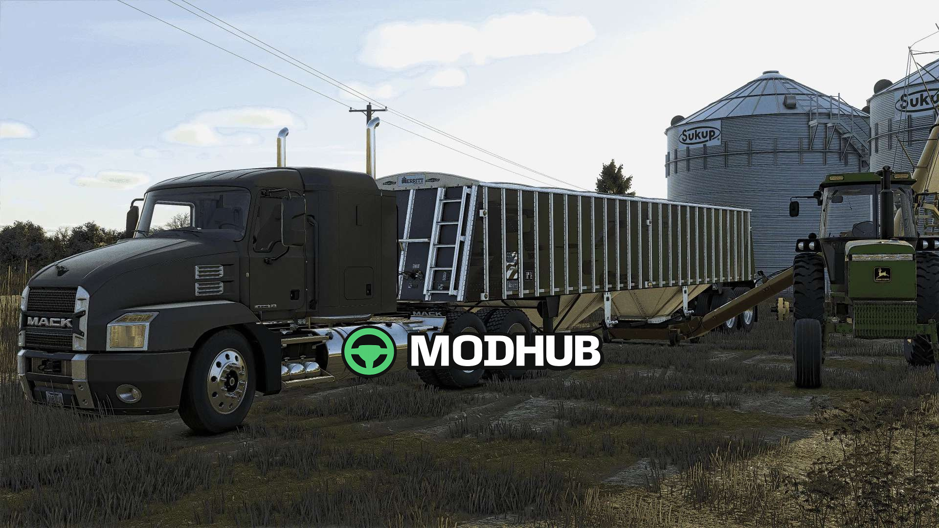 Мод на Автомобілі Mack Anthem v1.0.0.0 для Фермер Симулятор 25