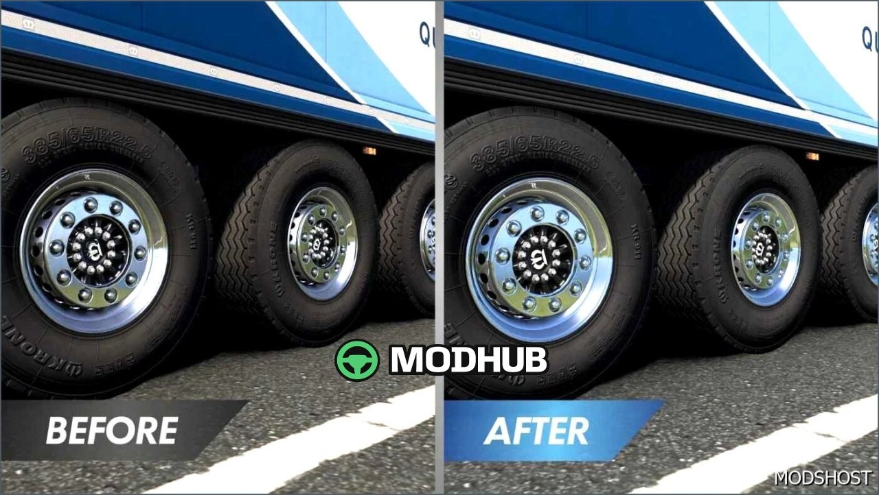Тюнінг коліс Remastered V1.1 для Euro Truck Simulator 2