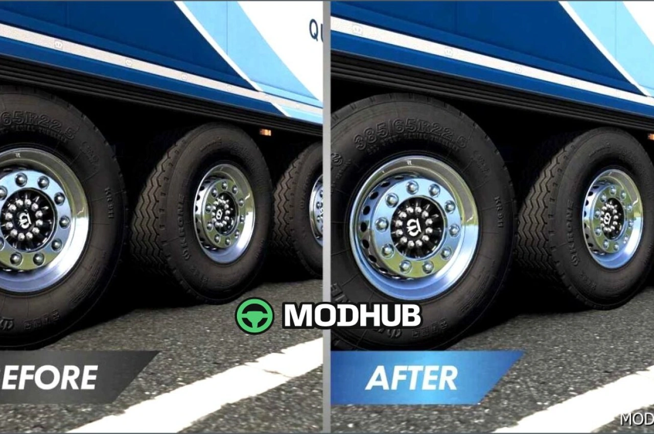 Тюнінг коліс Remastered V1.1 для Euro Truck Simulator 2