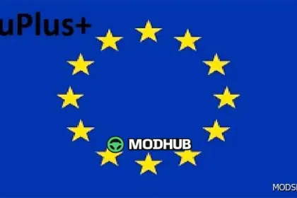 Map Euplus+ V0.1 for Euro Truck Simulator 2