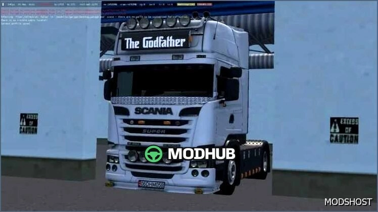 Вантажівка Scania R450 The Godfather для Euro Truck Simulator 2