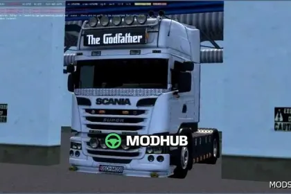 Truck Scania R450 The Godfather for Euro Truck Simulator 2