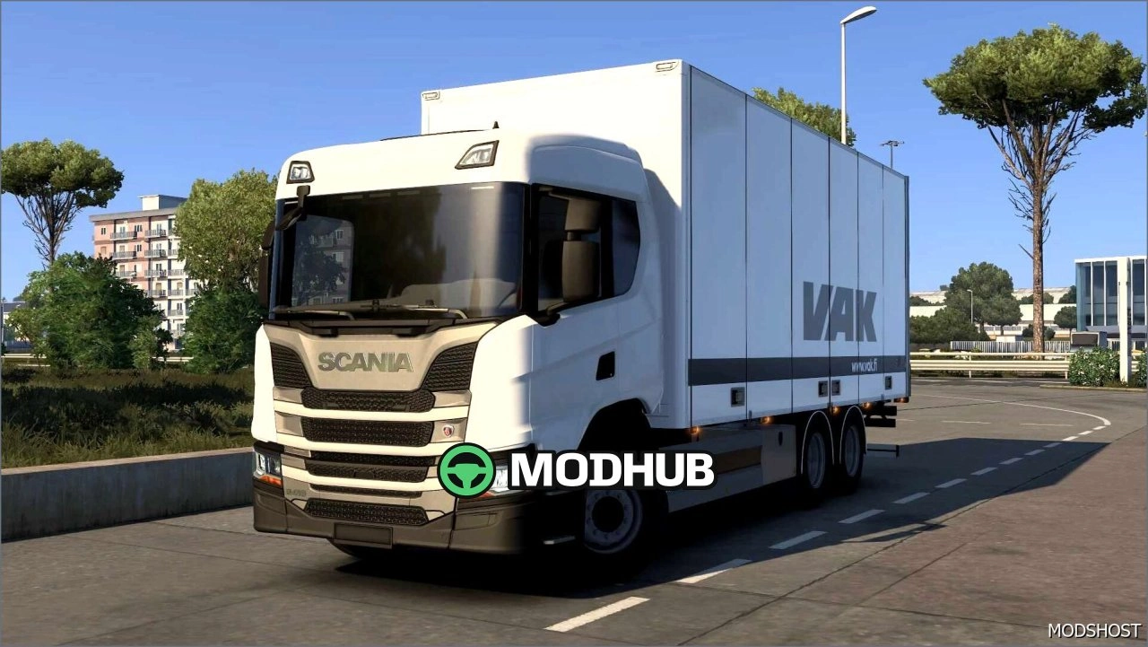 Жорсткий шасі для Scania Pgrs Next GEN для Euro Truck Simulator 2
