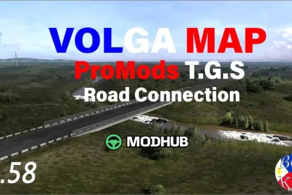 Volga Map for Euro Truck Simulator 2