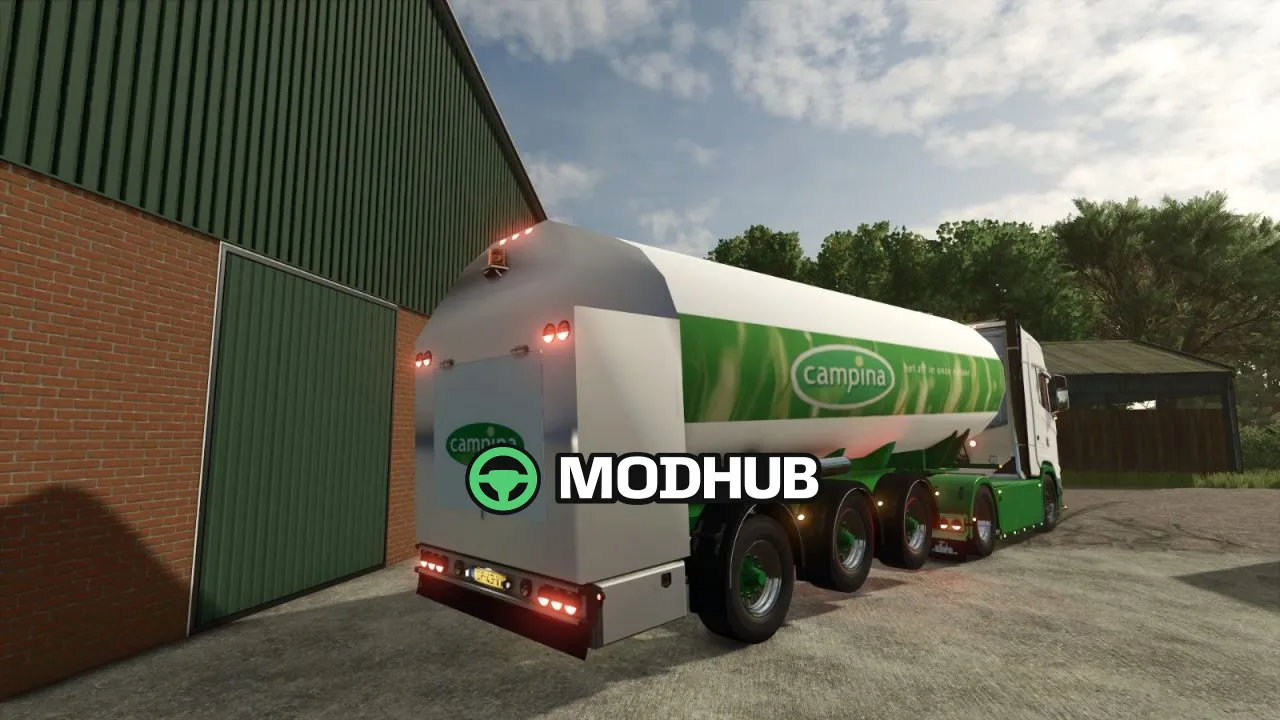 Мод на Причепи RMO Dutch milk trailer V1.0.0.2 для Фермер Симулятор 25