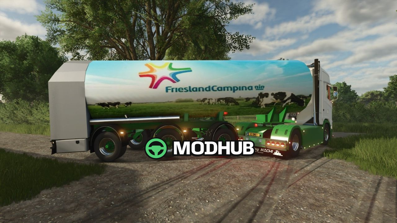Мод на Причепи RMO Dutch milk trailer V1.0.0.2 для Фермер Симулятор 25