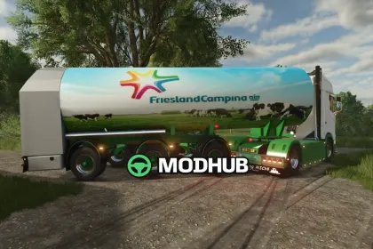 Мод на Причепи RMO Dutch milk trailer V1.0.0.2 для Фермер Симулятор 25 — 2
