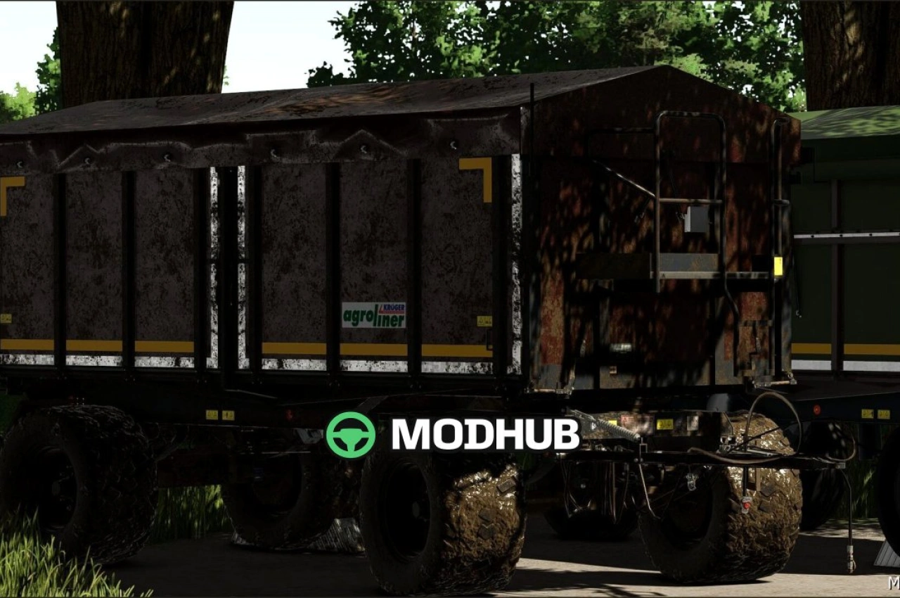 Причеп Kröger Agroliner HKD 302 для Farming Simulator 25