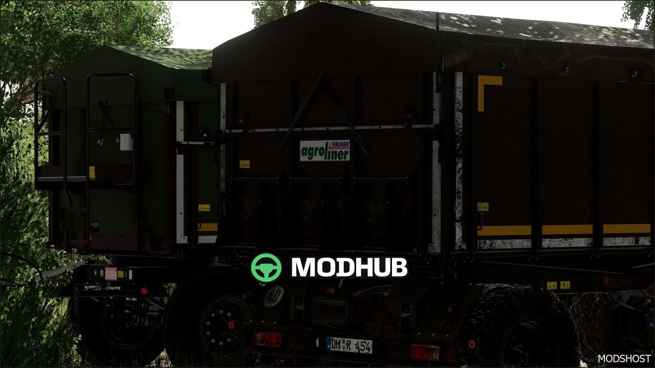 Причеп Kröger Agroliner HKD 302 для Farming Simulator 25
