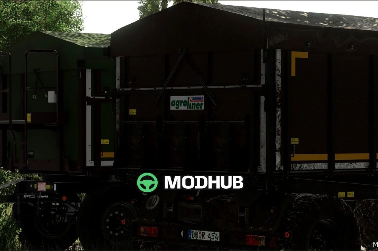 Причеп Kröger Agroliner HKD 302 для Farming Simulator 25