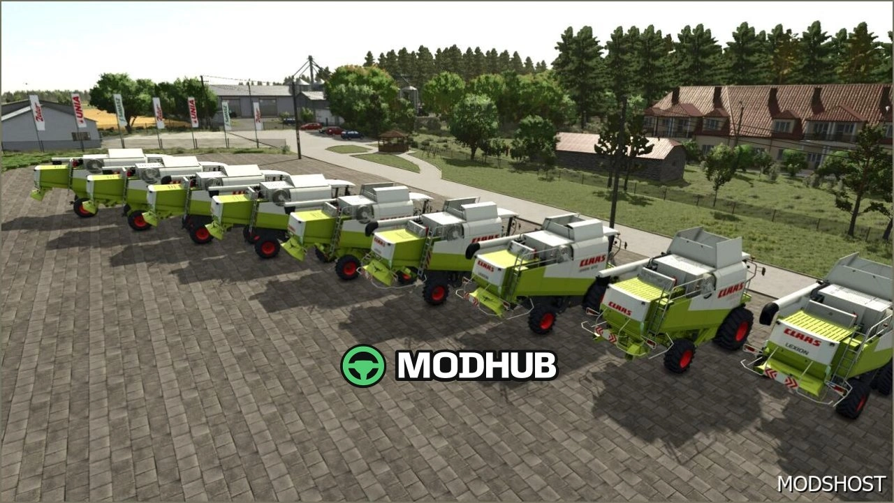 Комбайн Claas Lexion 410 480 для Farming Simulator 25