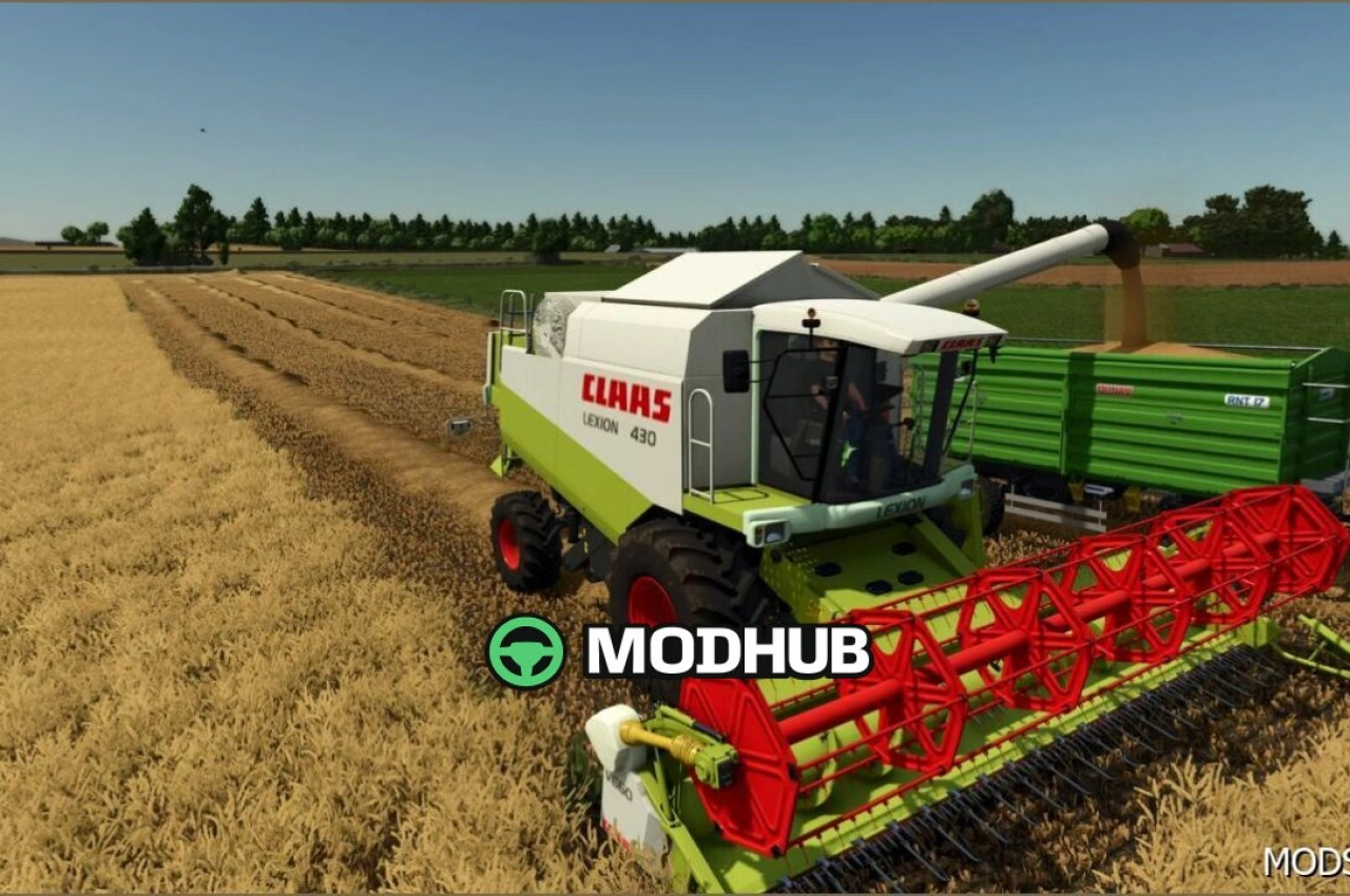 Комбайн Claas Lexion 410 480 для Farming Simulator 25