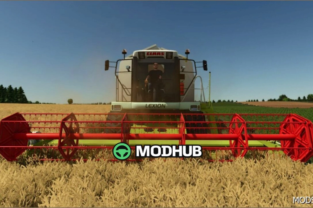 Комбайн Claas Lexion 410 480 для Farming Simulator 25