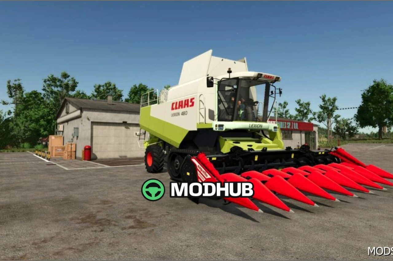 Комбайн Claas Lexion 410 480 для Farming Simulator 25