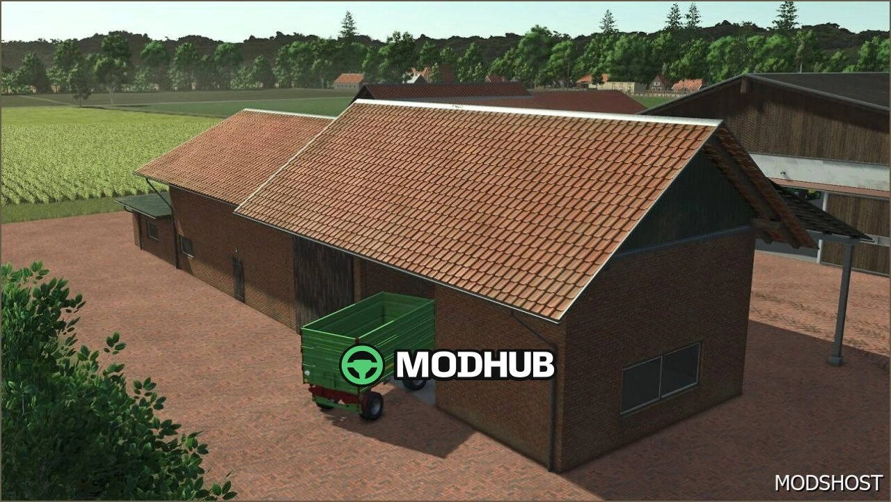 Будівля Німецький Сільський Склад FS25 для Farming Simulator 25