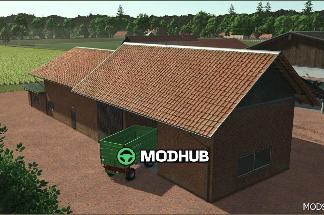 Будівля Німецький Сільський Склад FS25 для Farming Simulator 25