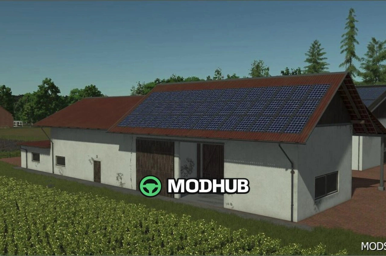 Будівля Німецький Сільський Склад FS25 для Farming Simulator 25