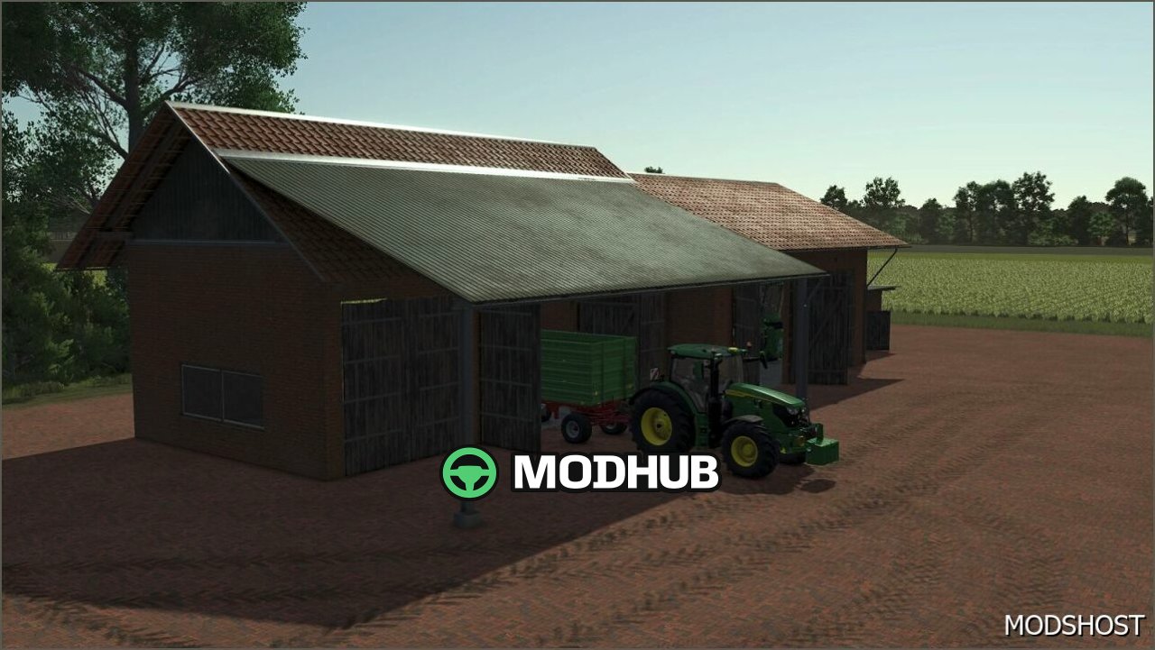 Будівля Німецький Сільський Склад FS25 для Farming Simulator 25