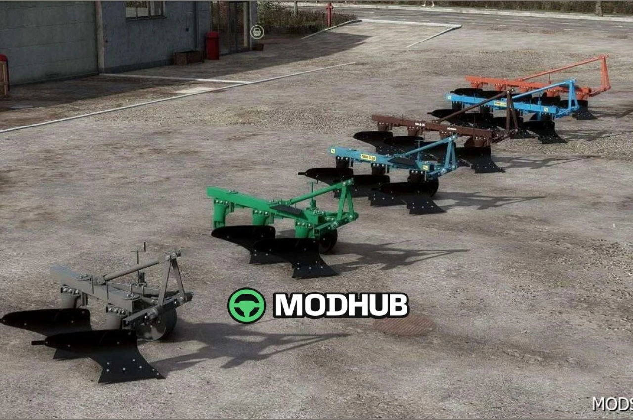 Плуг PLN Pack для Farming Simulator 25