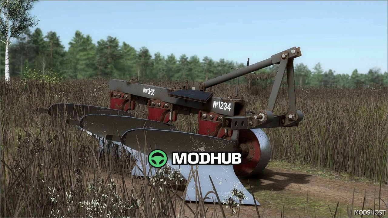 Плуг PLN Pack для Farming Simulator 25